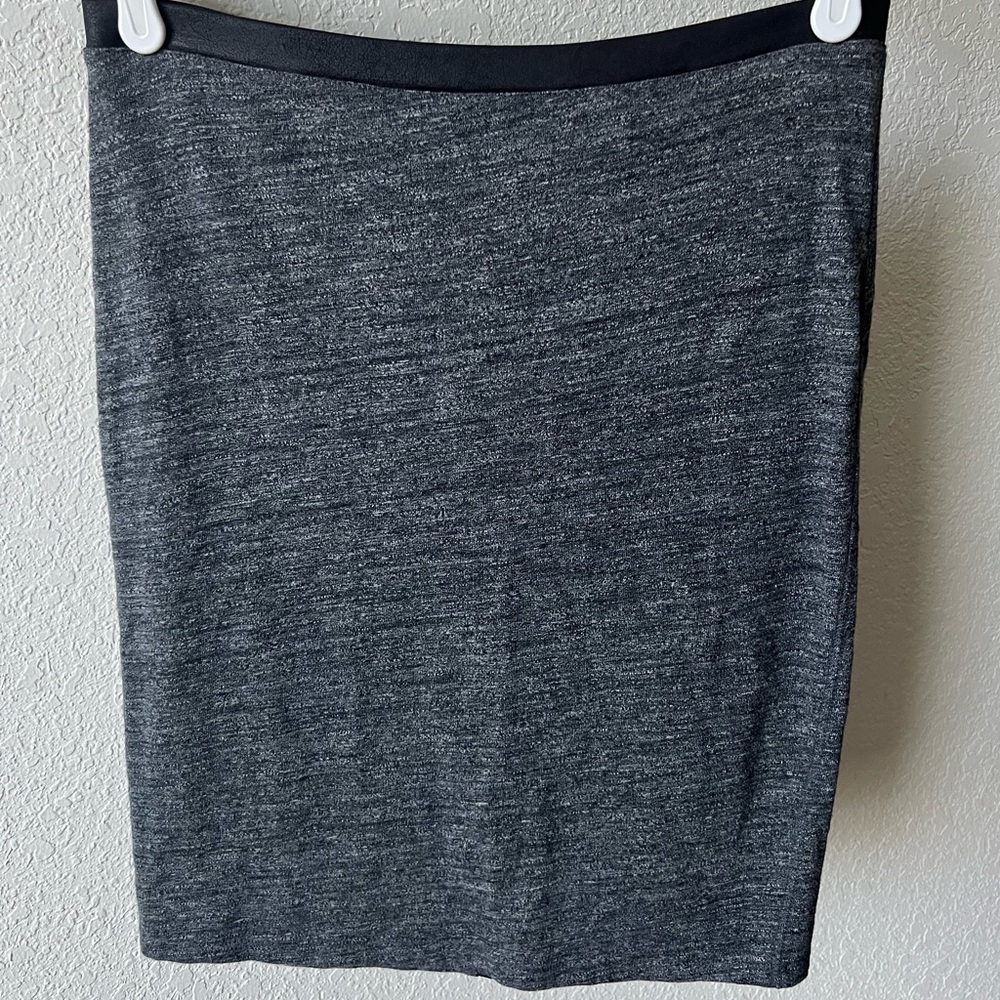 Dark Grey Work Pencil Skirt